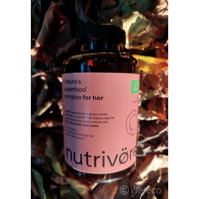 Nutrivore Organ Nutrition For Her - Bio Complex for Women | Wereco