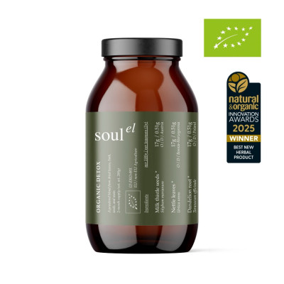 Soulel Detox BIO prášek | 9 bylin pro detox Vegan | Wereco