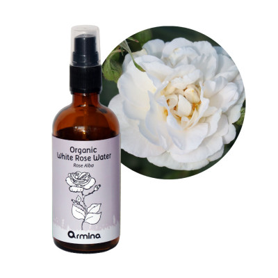 Armina white rose hydrolate bio - a gentle alternative to the Damask rose | WERECO