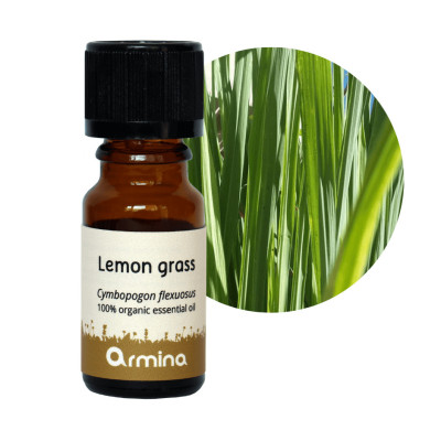Armina bio essential oil lemongrass - calming citral for sleep | WERECO