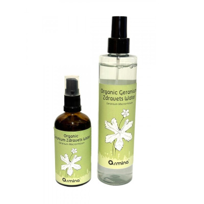 Armina hydrosol geranium zdravets organic - universal facial water | WERECO