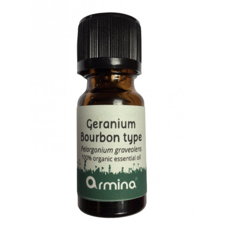 Armina Bio essential oil Geranium Bourbon type (Pelargonium graveolens) 10 ml