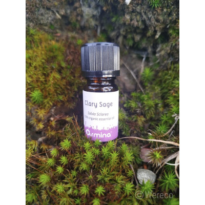Armina essential oil clary sage organic - women's comfort and hormonal balance | WERECO