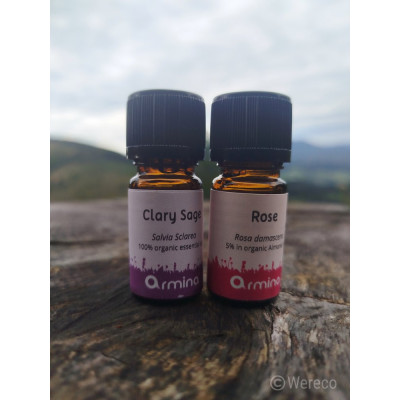 Armina essential oil clary sage organic - women's comfort and hormonal balance | WERECO