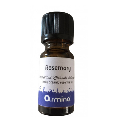 Armina essential oil Rosemary (cineole) - support for concentration and care for oily skin | WERECO