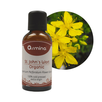 Armina bio St. John's Wort macerate in almond oil 50ml - healing effects | WERECO