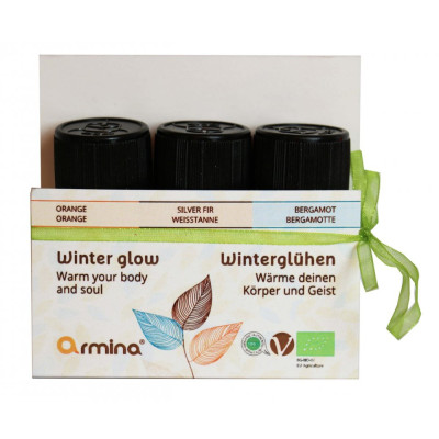 Armina set of 3 bio essential oils for diffuser Winter Glow | WERECO