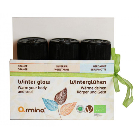Armina sada 3 bio éterických olejů do difuzéru Winter Glow