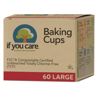 If You Care Baking Cups Large 60 pcs | Wereco