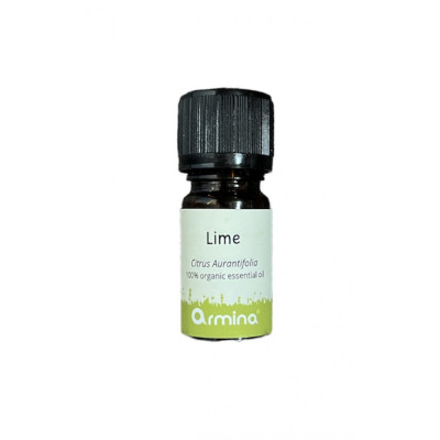Armina bio essential oil lime 5 ml - mood boost and care for oily skin | WERECO