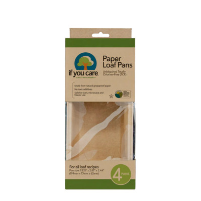 If you care Square Cake Mold 20x7 cm 4 pcs | Wereco