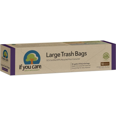 If you care Recycled Waste Bags 113 l 10 pcs | Wereco