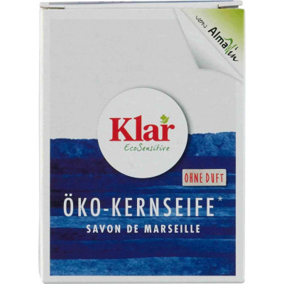 Klar solid core soap unscented 100g ecological