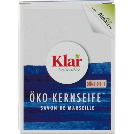 Klar tuhé jádrové mýdlo bez parfemace 100 g