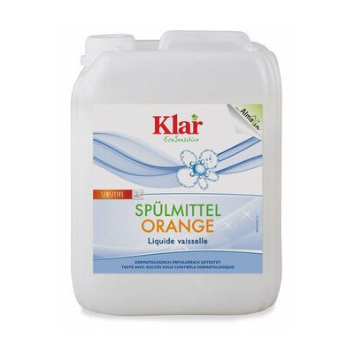 Klar prostředek mytí nádobí orange – bio pomeranč ECOGARANTIE | WERECO