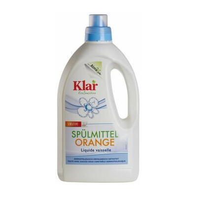 Klar prostředek mytí nádobí orange – bio pomeranč ECOGARANTIE | WERECO