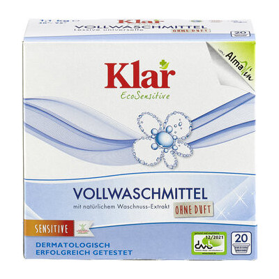 Klar washing powder soap nuts Sensitive without fragrances | WERECO