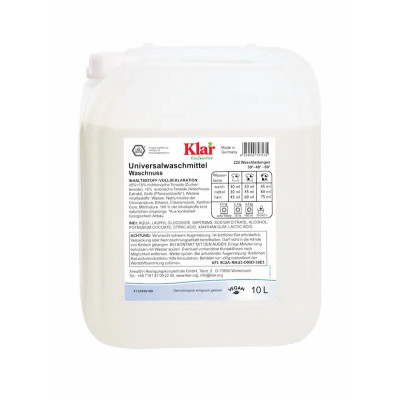 Klar laundry gel soap nuts sensitive – natural washing without fragrance | WERECO