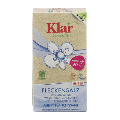Klar stain salt bleach active oxygen 400g ECOCERT | WERECO