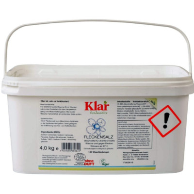 Klar stain salt bleach active oxygen 400g ECOCERT | WERECO