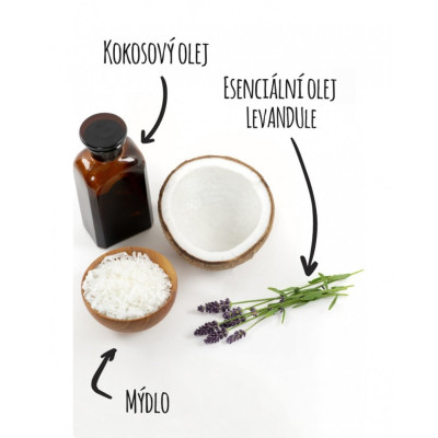 Alchemist's coconut soap laundry lavender moths - WERECO.