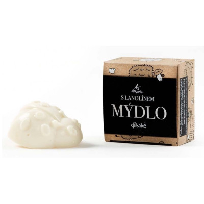 Alchymistky dětské mýdlo lanolin tvary – autíčko motýlek | WERECO