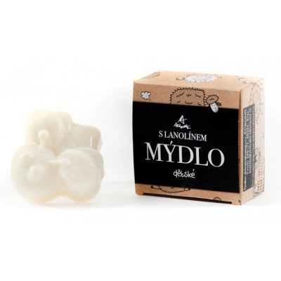 Alchymistky dětské mýdlo lanolin tvary – autíčko motýlek | WERECO