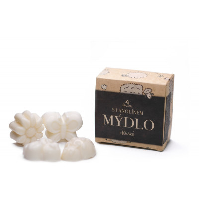 Alchymistky dětské mýdlo lanolin mini série – včelka motýlek | WERECO