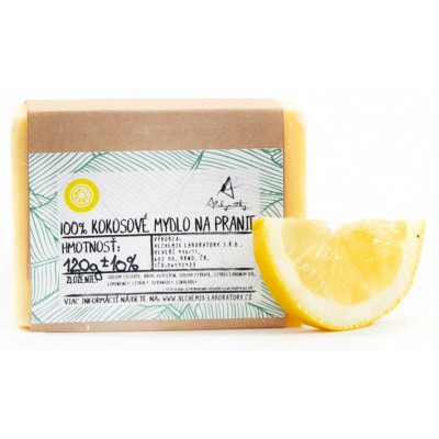 Alchemist's coconut soap solid lemon stains - WERECO