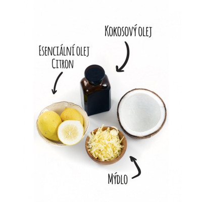 Alchemist's coconut soap solid lemon stains - WERECO