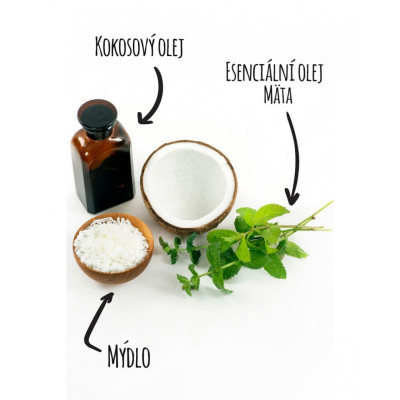 Alchemist's solid laundry soap peppermint – coconut | WERECO