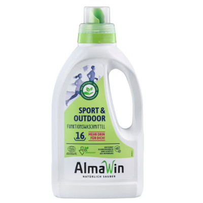 Almawin liquid detergent for sports clothing 750ml ECOCERT
