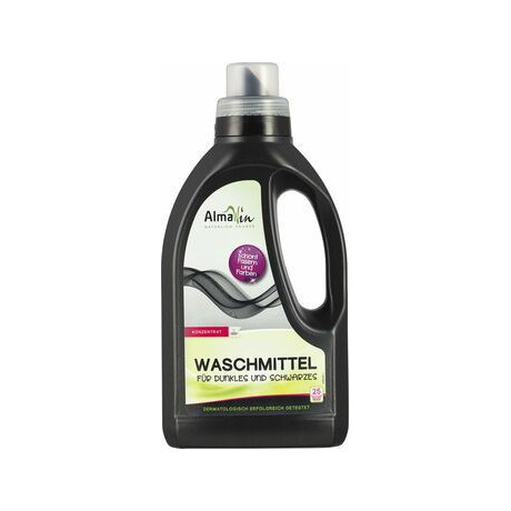 AlmaWin Prací gel na tmavé prádlo Dark & Black 750 ml, poškozená etiketa