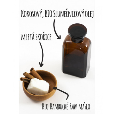 Alchymistky skořicové mýdlo kámen – peeling ruce 95g | WERECO